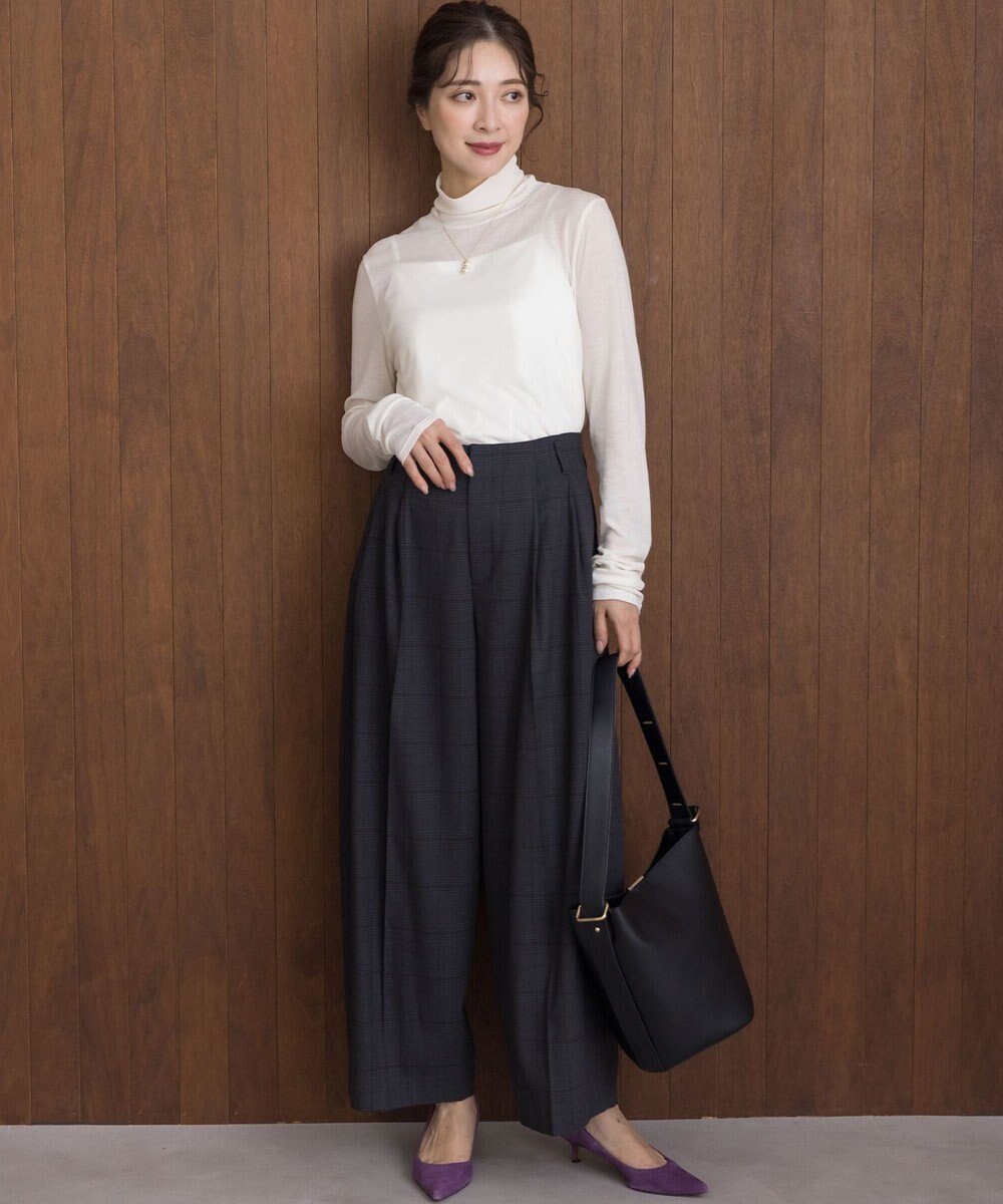 組曲 【加藤ローサさん着用】ハンサムツイルカーヴィーパンツ 