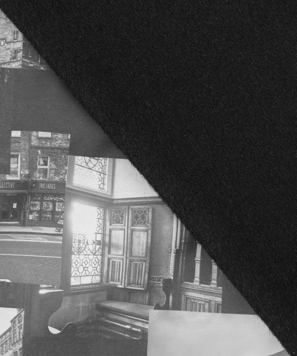 JOSEPH HOMME グロッシーウール 　チェスターコート　＜裏地：フォトコラージュプリント＞ 