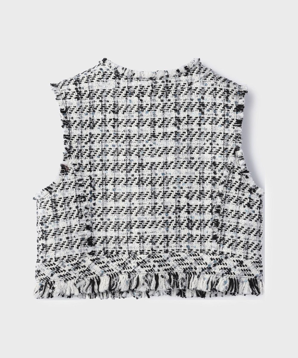 GRACE CONTINENTAL コンパクトツイードベスト 