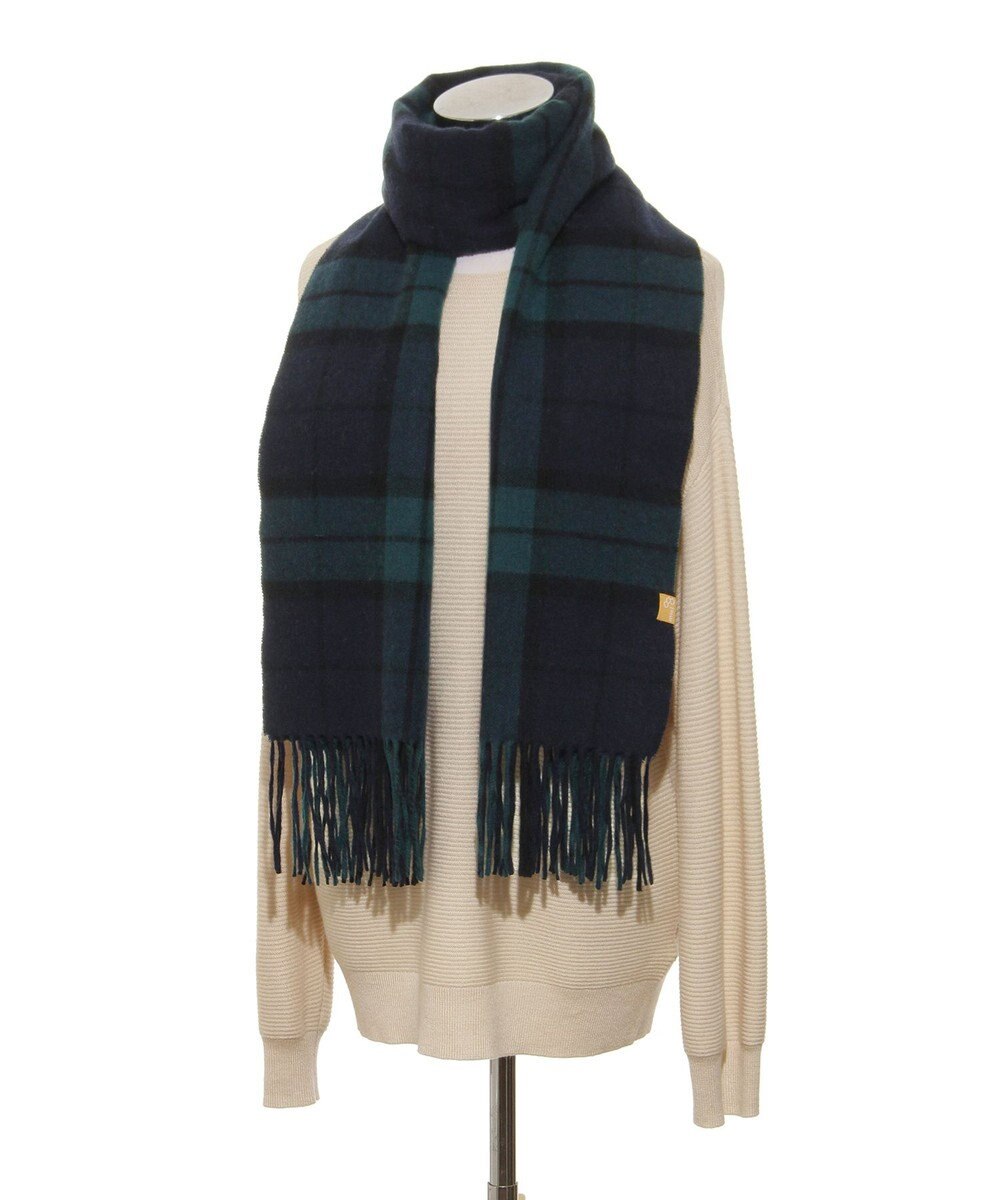 MOONBAT WEB限定【洗える】ミエル (miel) カシミヤ100％ チェックストール 