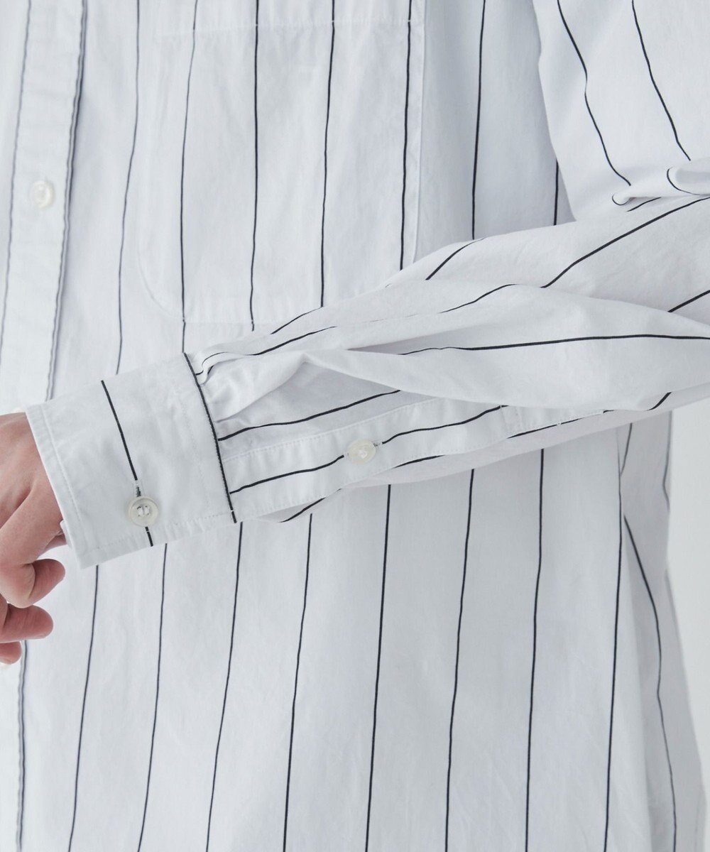 WEGO ストライプロングシャツ 