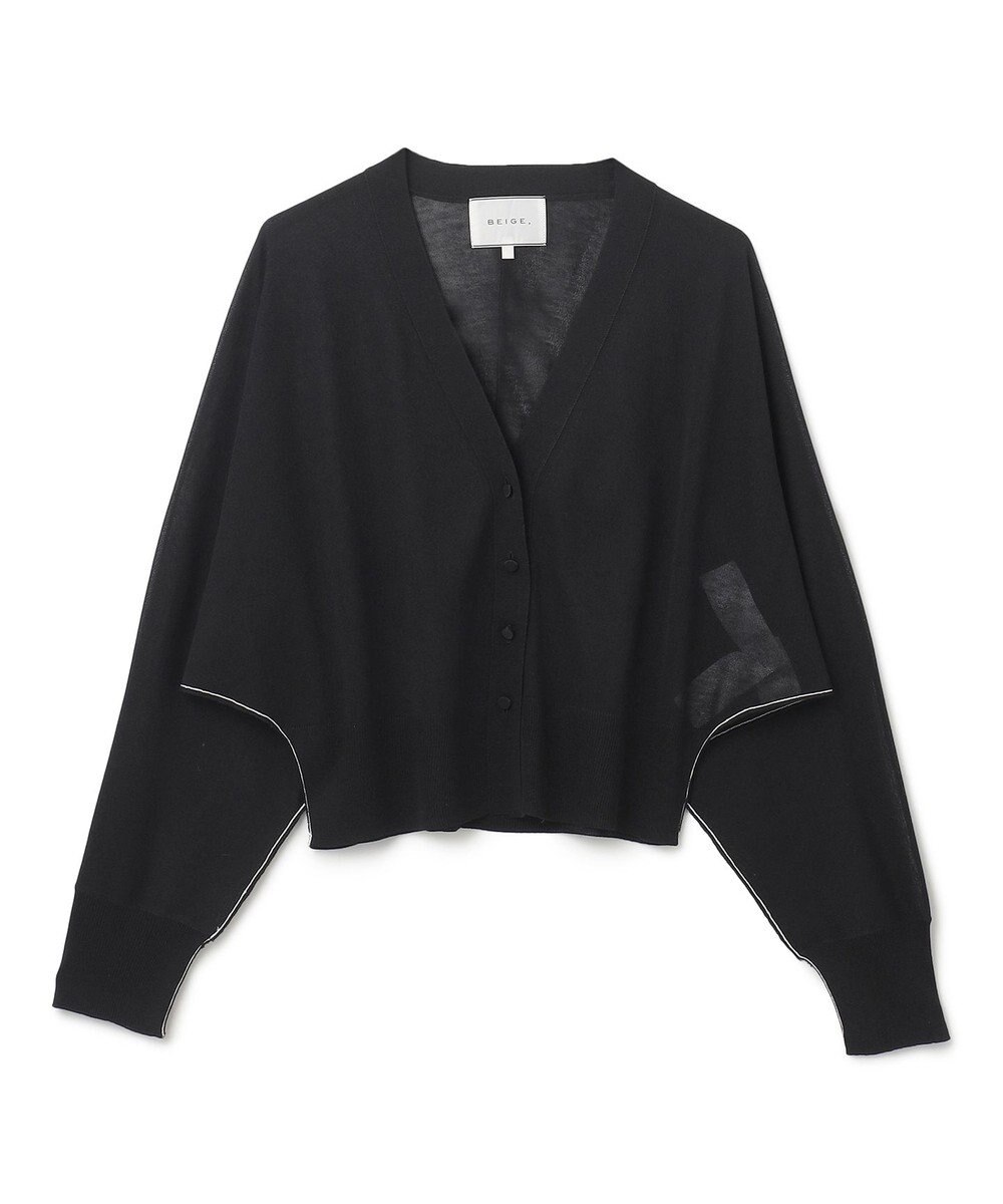 BEIGE， 【洗える】MOISE / 2WAYドルマンカーディガン 