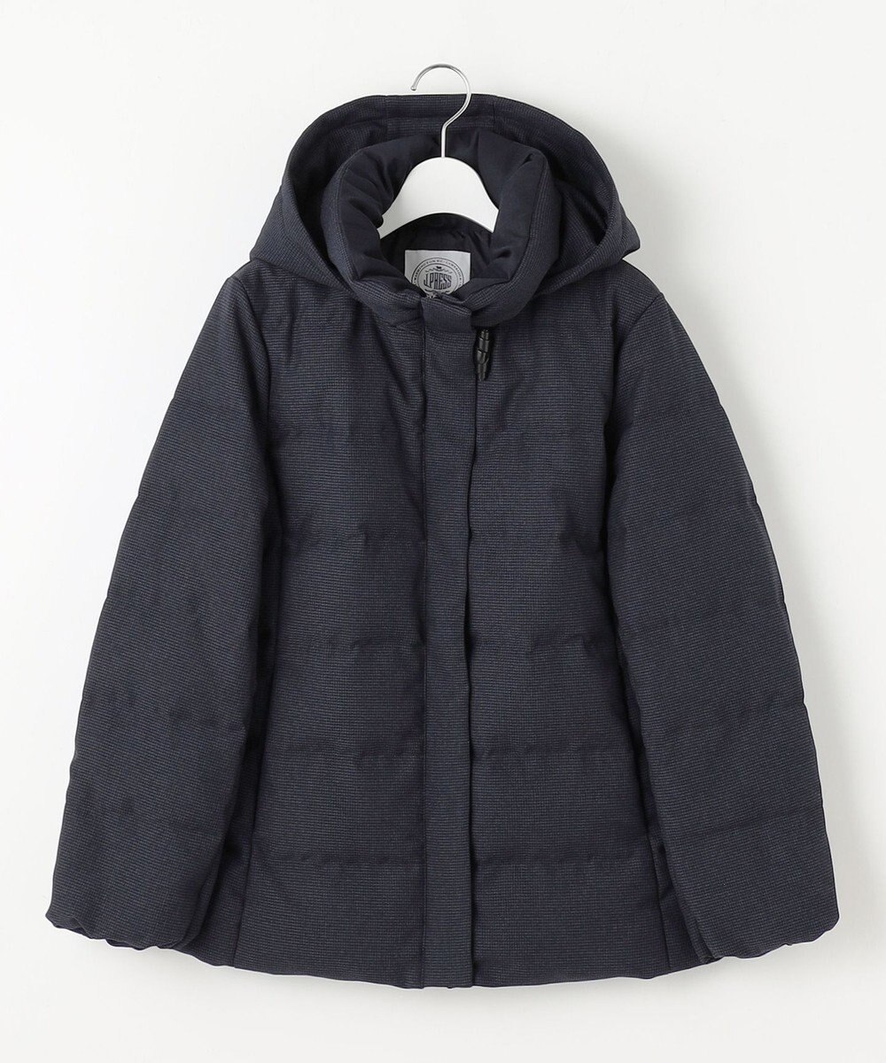 J.PRESS LADIES S 千鳥&グレンチェック ショート ダウン コート 
