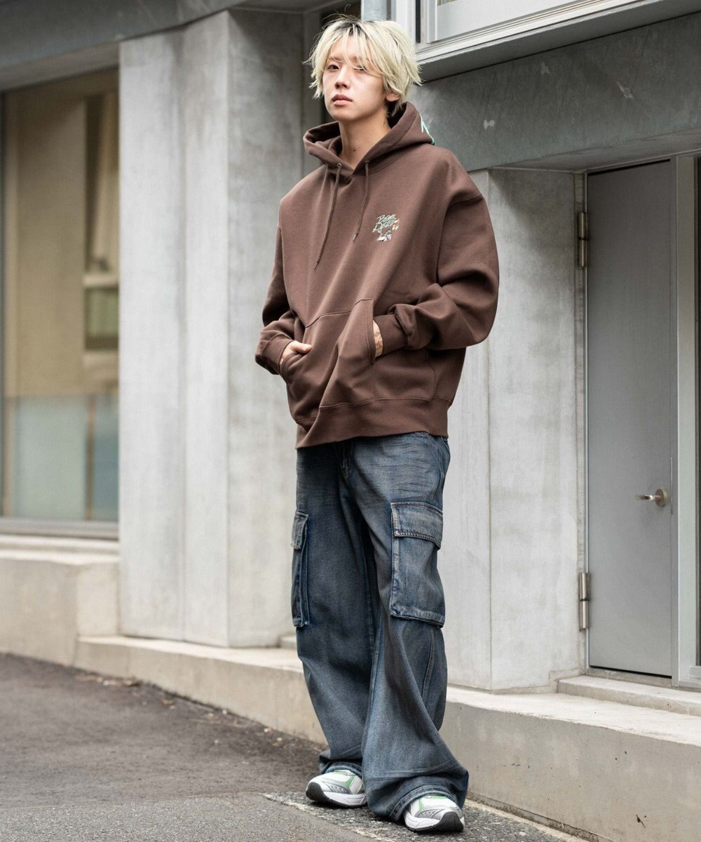 WEGO 【ユニセックス着用ITEM】別注BENDAVISグラフィックプルパーカー 