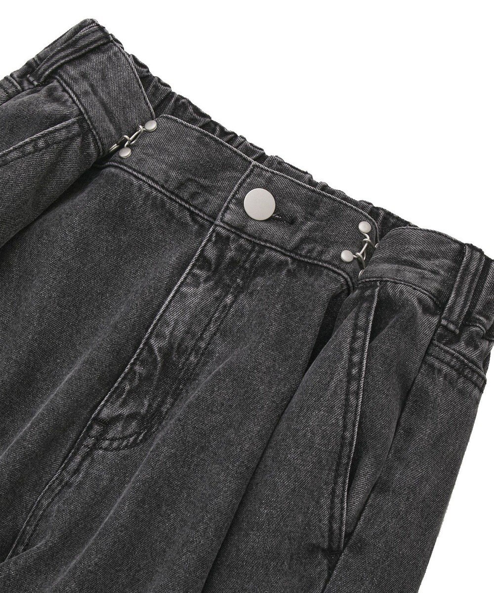 Green Parks タックワイドデニムパンツ 