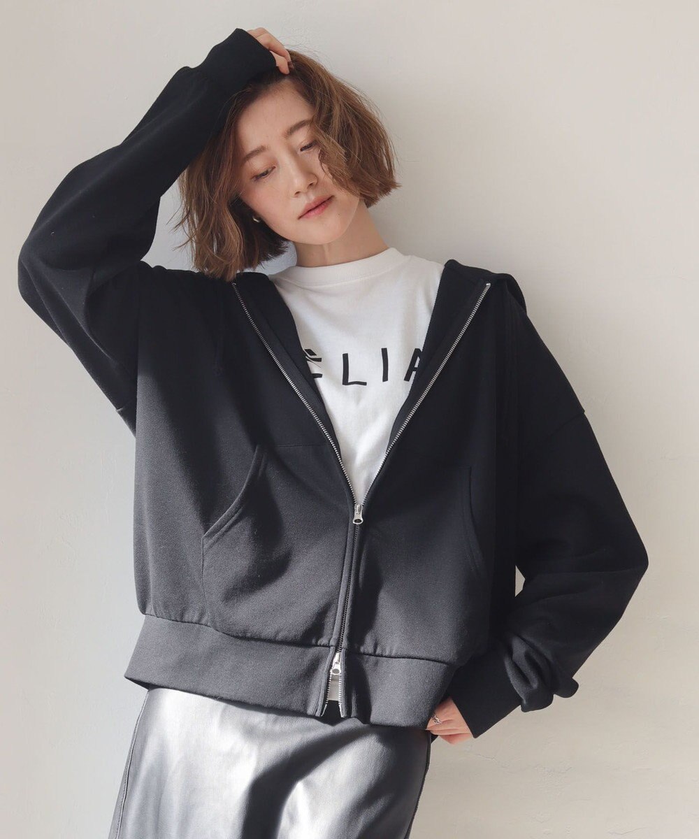 WEGO 【ユニセックス着用ITEM/MLサイズ展開】コンパクトフィットダブルZIPパーカー 