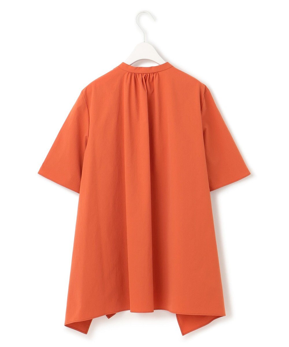 ICB 【接触冷感・UVカット・洗える】ヴィンテージスパンブロード バンドカラーブラウス 