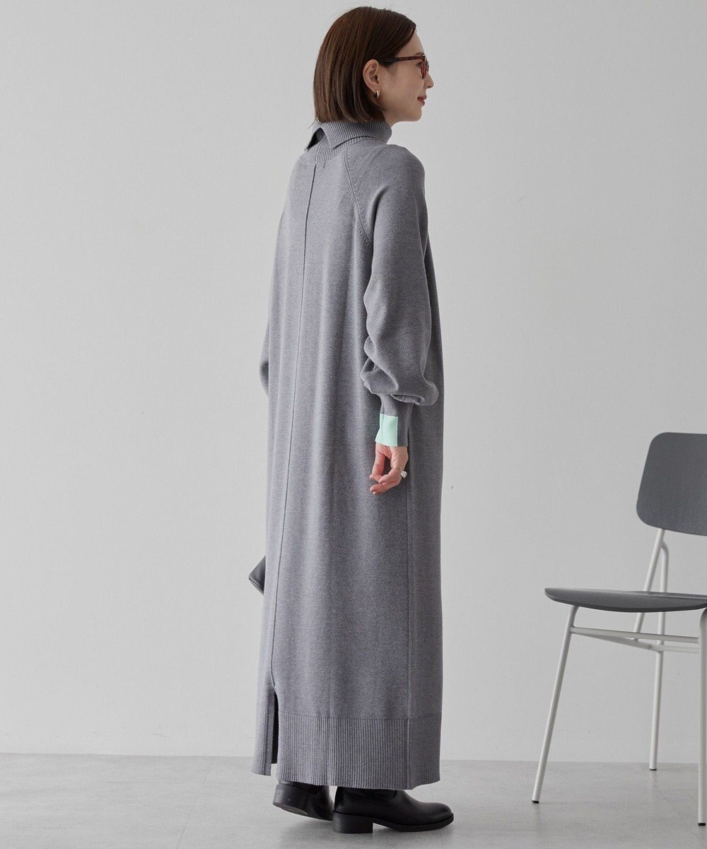 AMERICAN HOLIC バイパチモックネックニットワンピース 