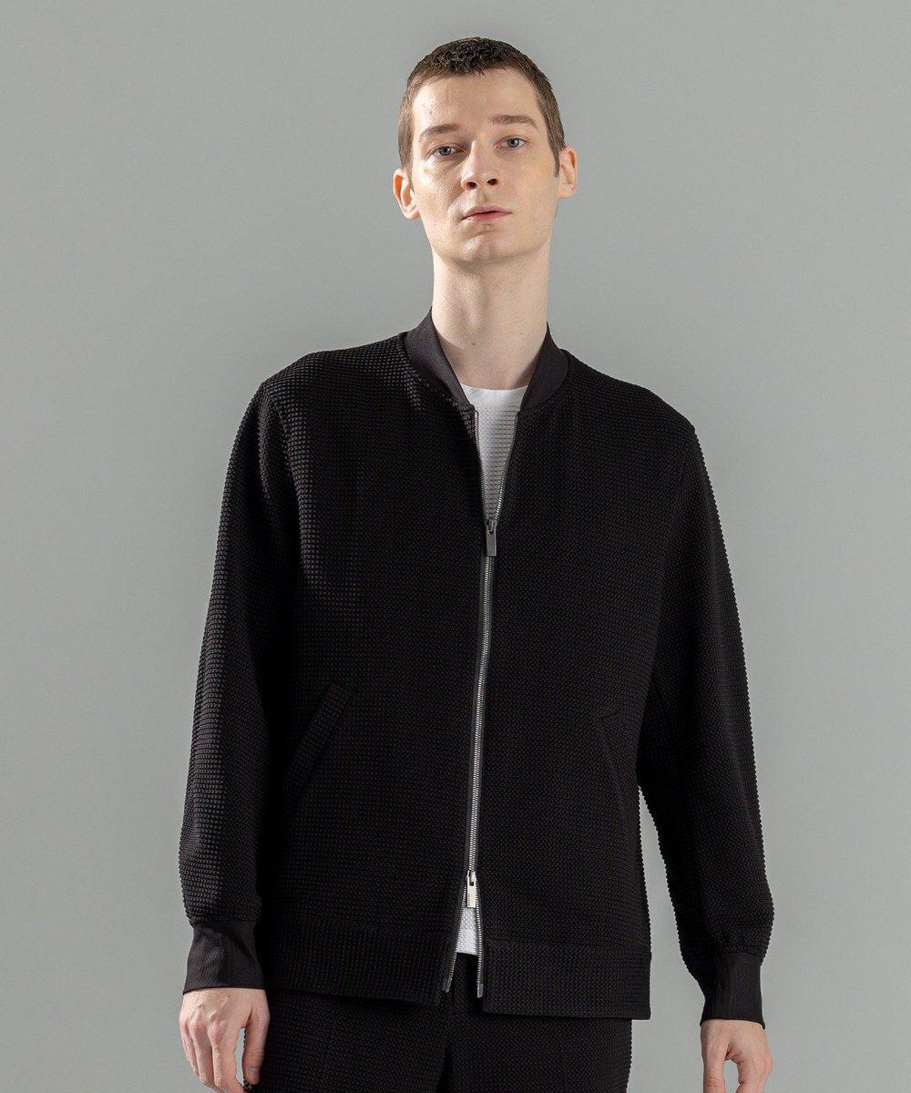 JOSEPH HOMME 新色追加【オリジナル素材/シワになりにくい】ライトタックジャージー ジップアップブルゾン 