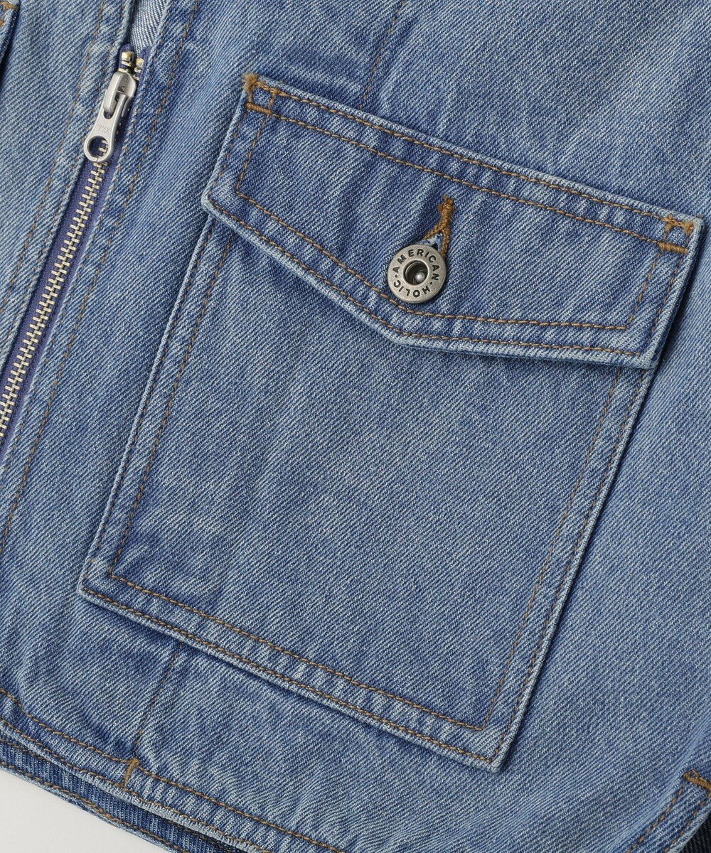 AMERICAN HOLIC ショート丈デニムベスト 