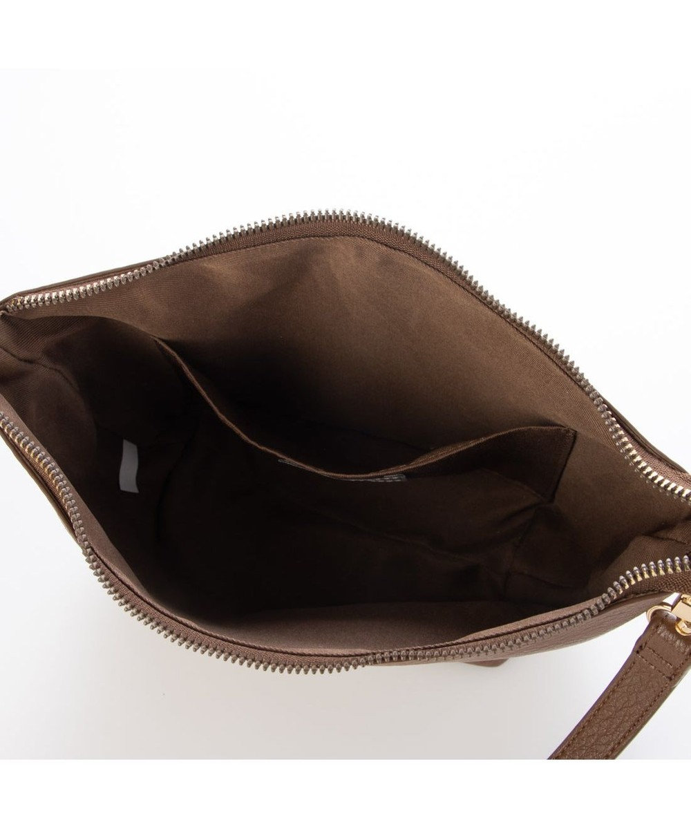 UNBILLION カシュカシュ cachecache / フェイクレザーショルダーバッグ付雑材風トート 