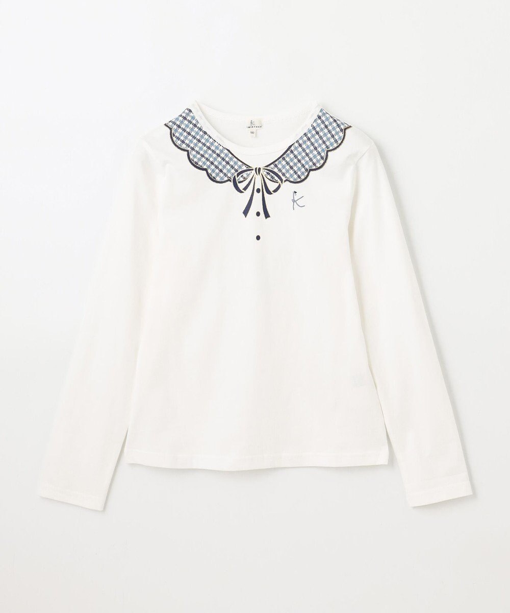 組曲 KIDS 【150-160㎝】トロンプルイユロン Tシャツ 