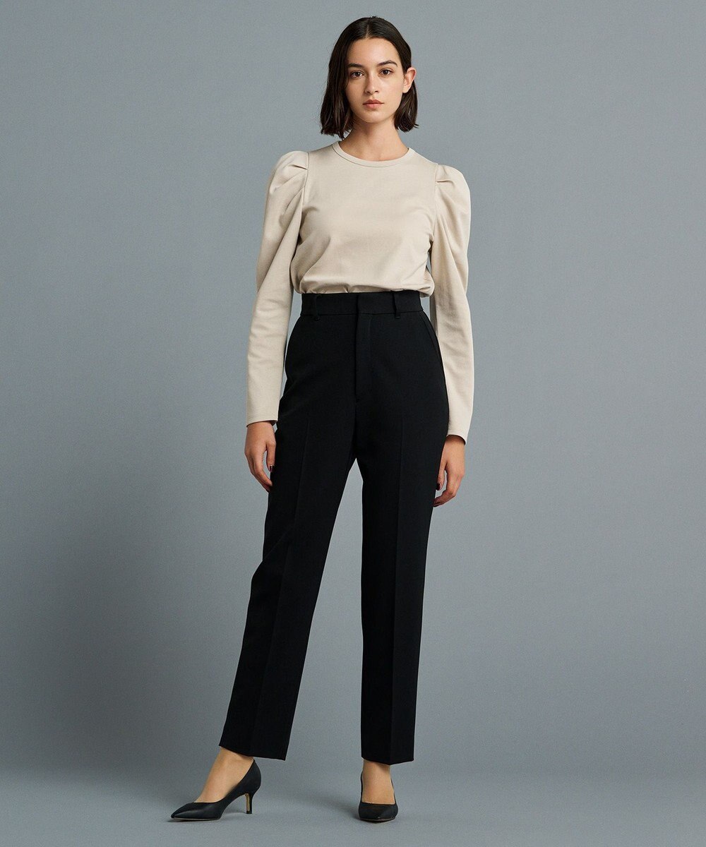 uncrave 【UVケア・接触冷感】ダブルフェイスジャージー ボリュームスリーブ カットソー(長袖)（uncrave STANDARD） 