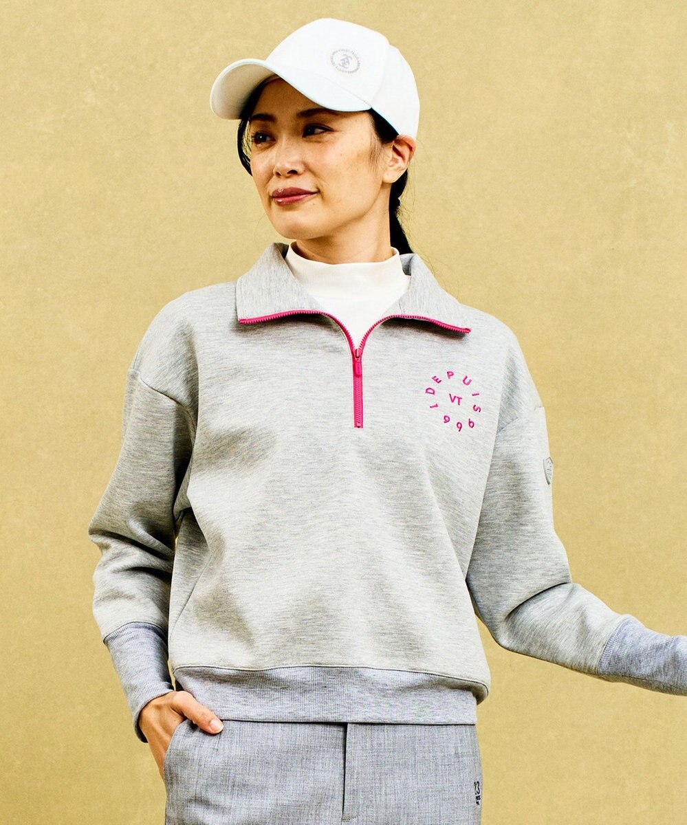 23区GOLF 【WOMEN】ハーフジップスウェット 