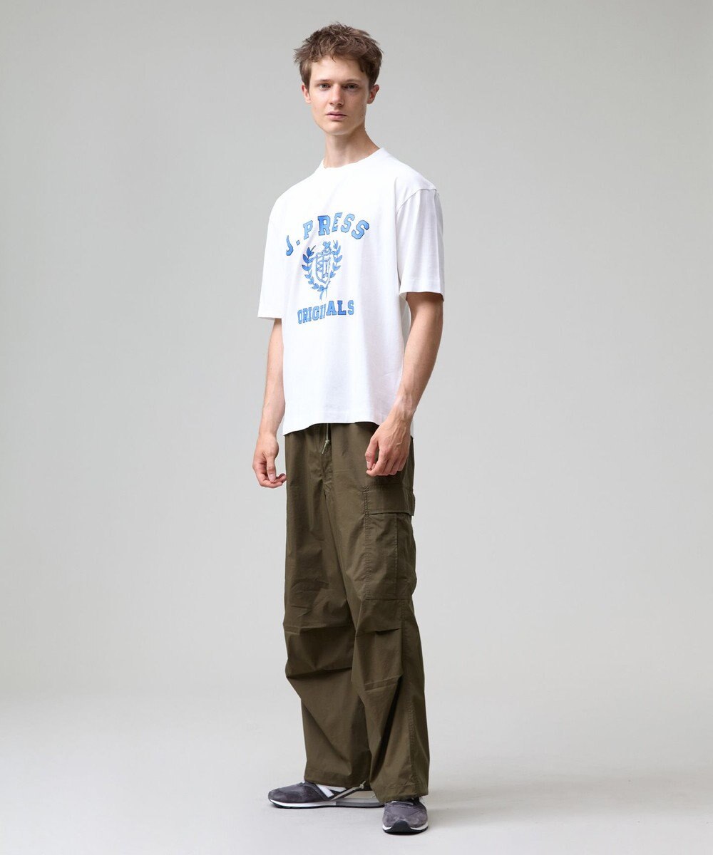 J.PRESS MEN 【J.PRESS ORIGINALS】【UNISEX】Stretch Weather Cloth Easy Cargo Trousers 