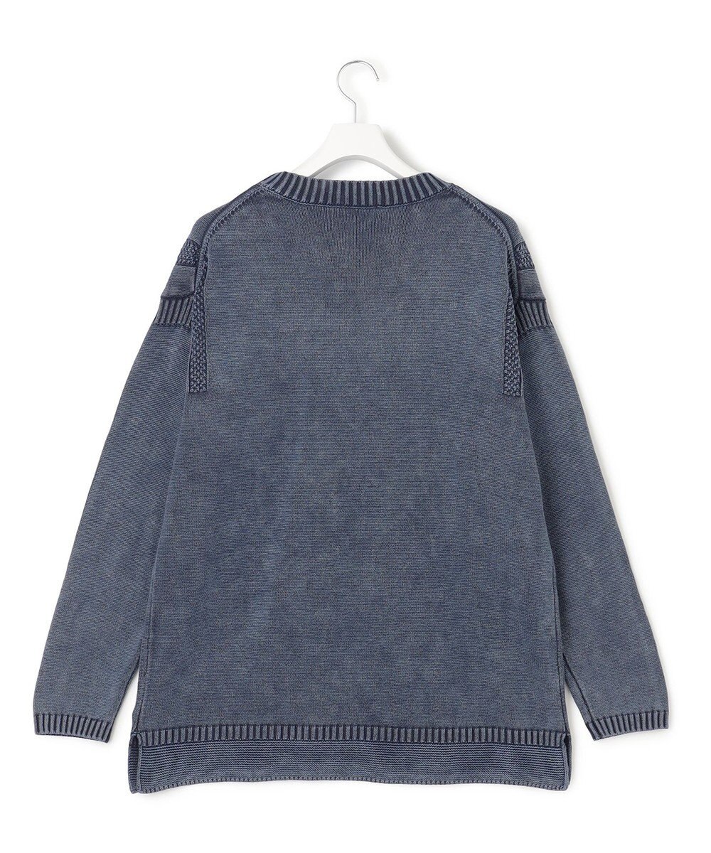 J.PRESS YORK STREET 【UNISEX】ピグメントコットン ガンジーニット 