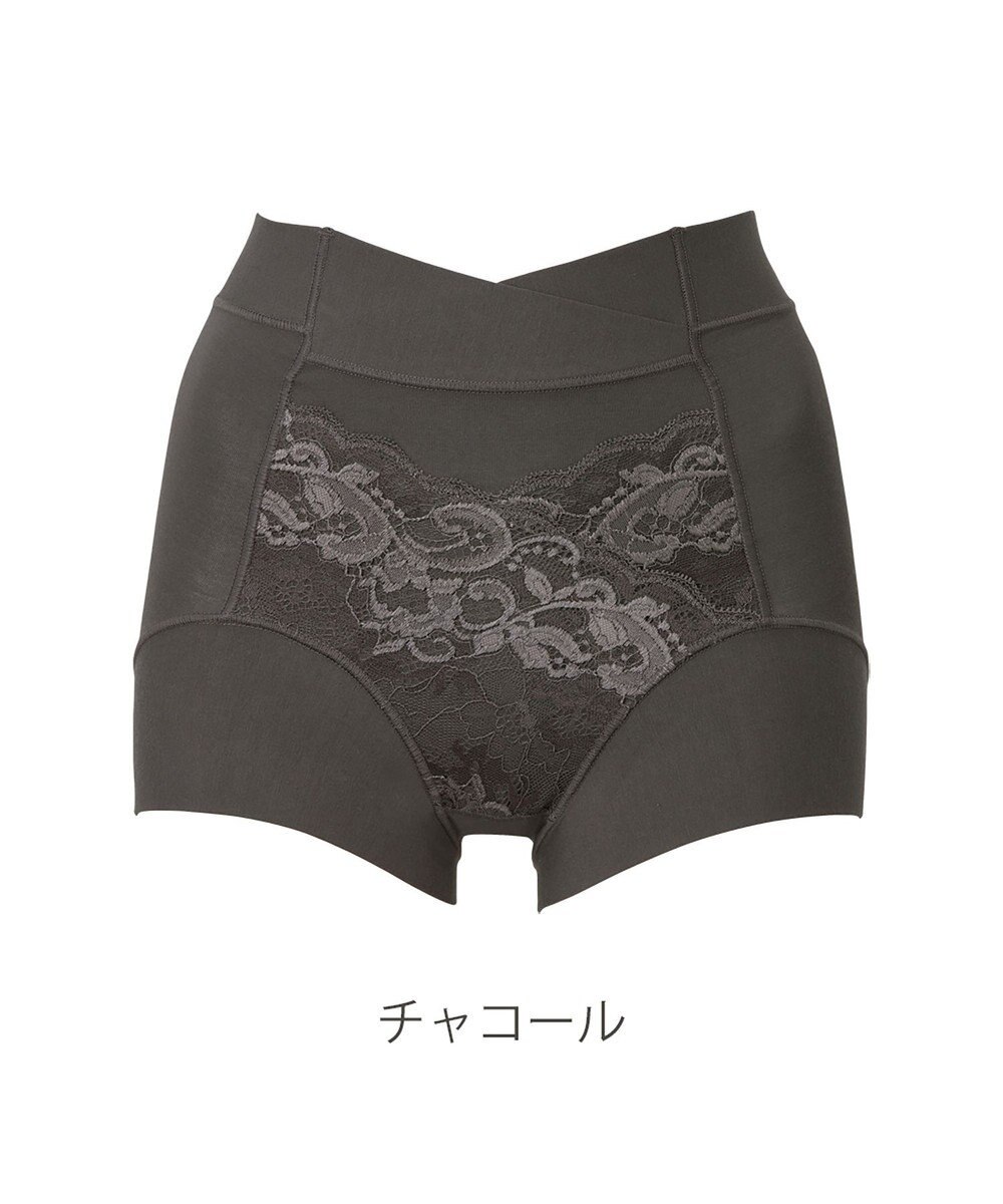 BRADELIS New York 【BRADELIS NewYork peace】綿混フィットレースショーツ ウエストからヒップ下まですっぽり包み補整するショーツ 