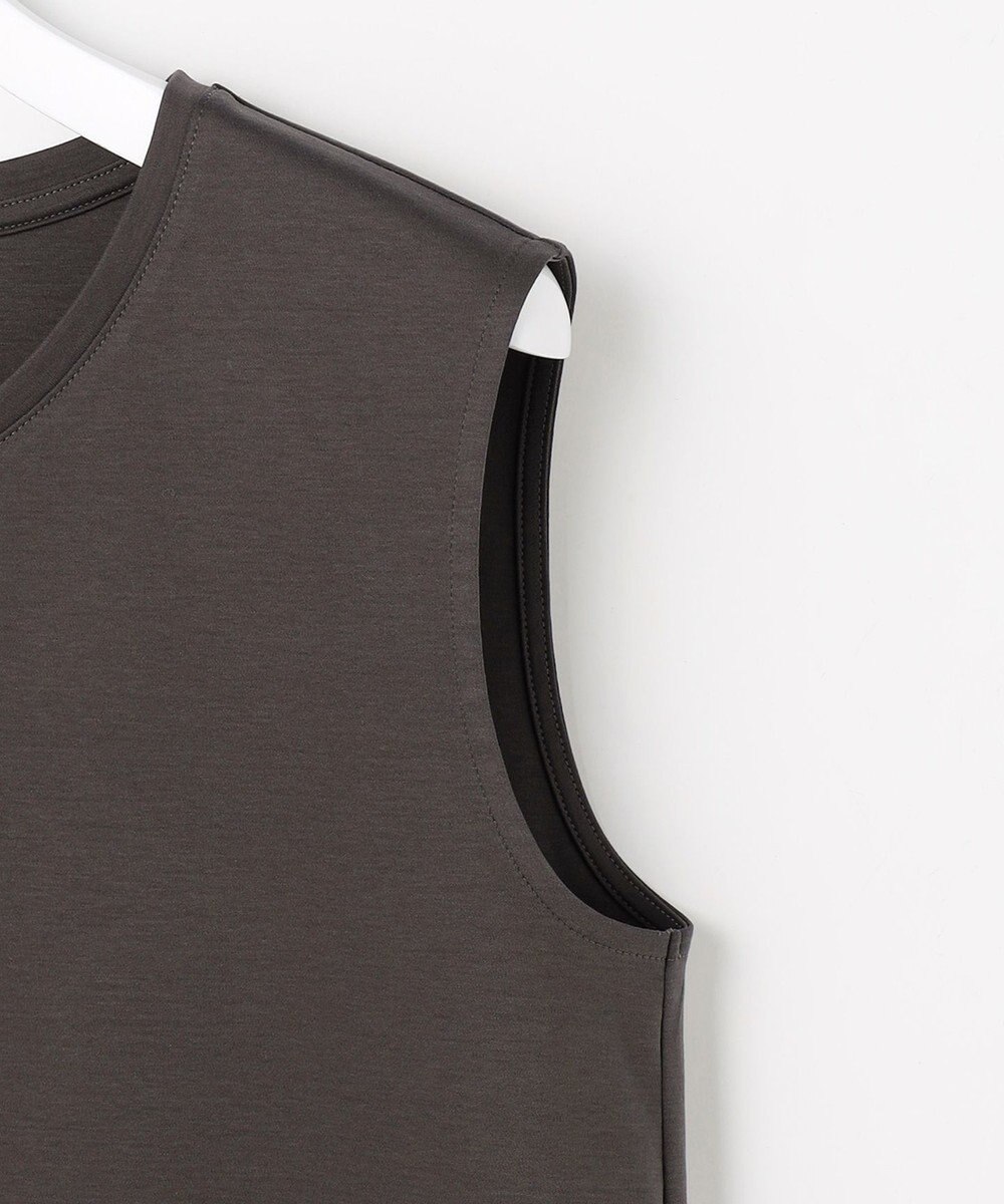 J.PRESS LADIES コットンスムース ノースリーブ カットソー 