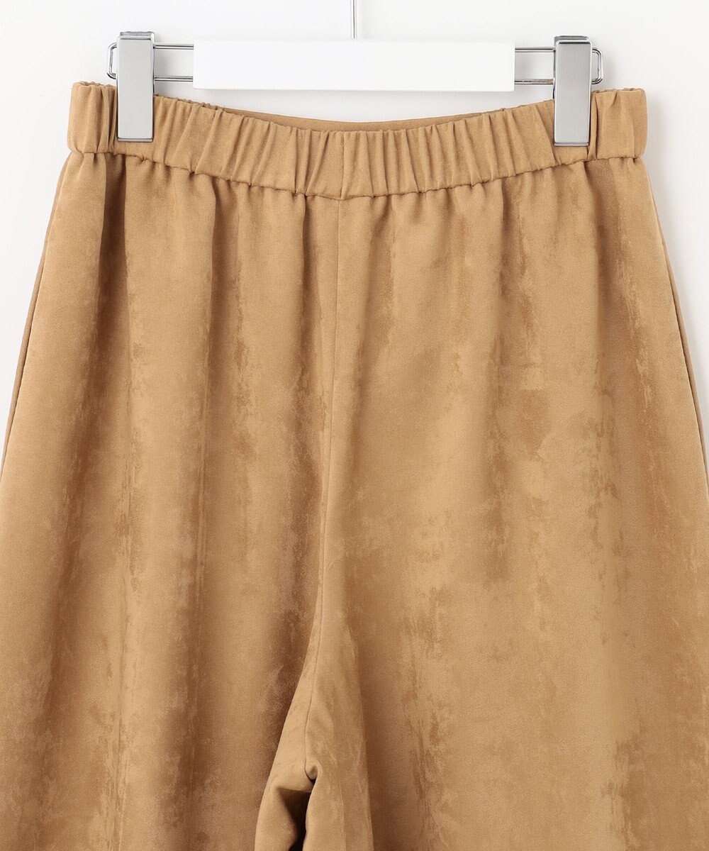 自由区 L 【洗える】ライトスエード キュロット 