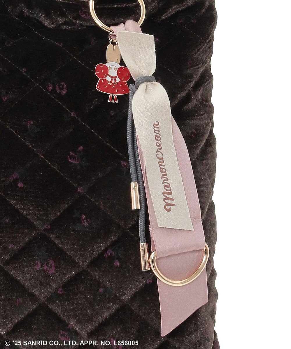 Green Parks チャーム付きベロアバック 