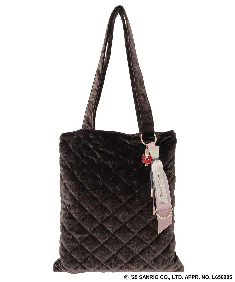 Green Parks チャーム付きベロアバック 