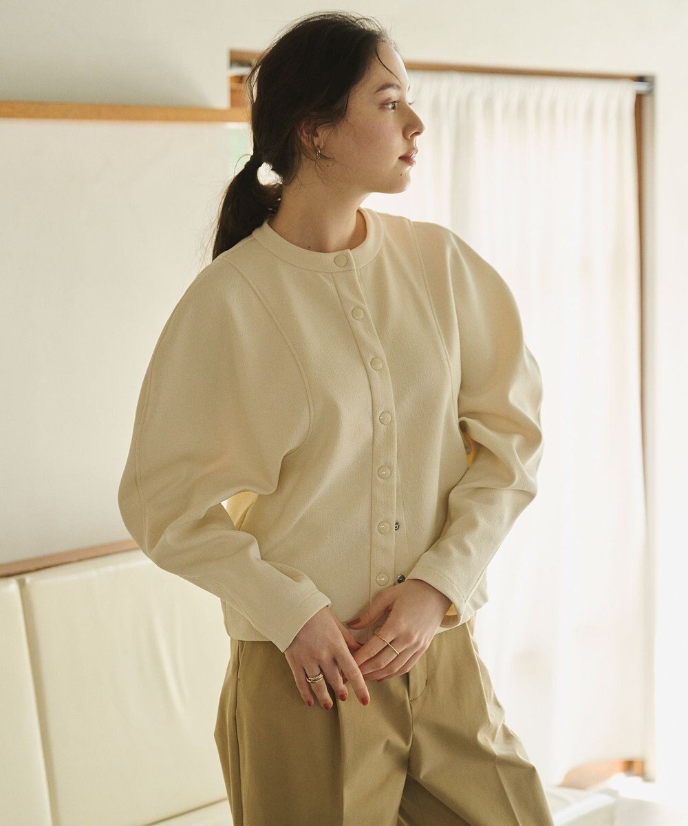 #Newans ラウンドスリーブカーディガン 