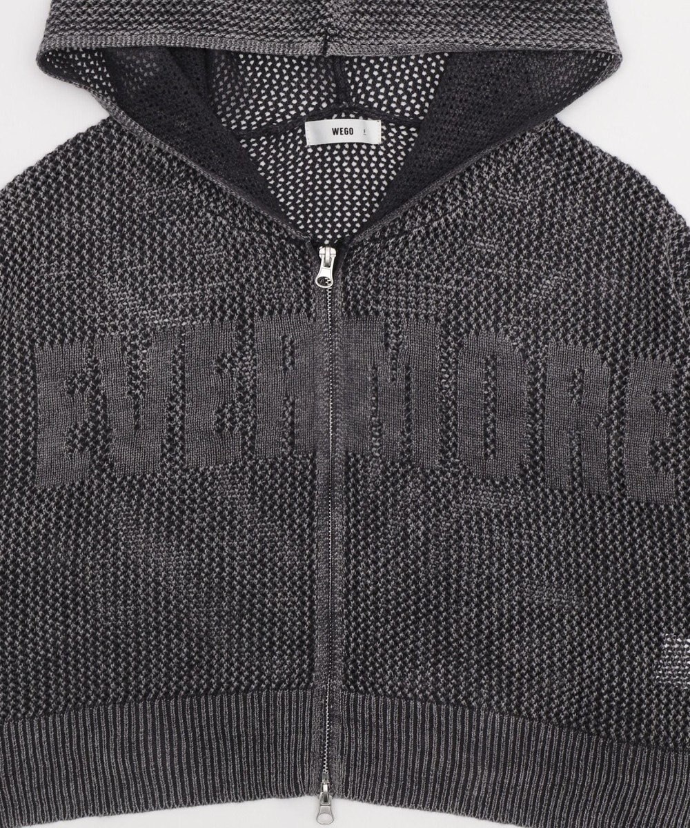 WEGO ヴィンテージウォッシュメッシュパーカー 