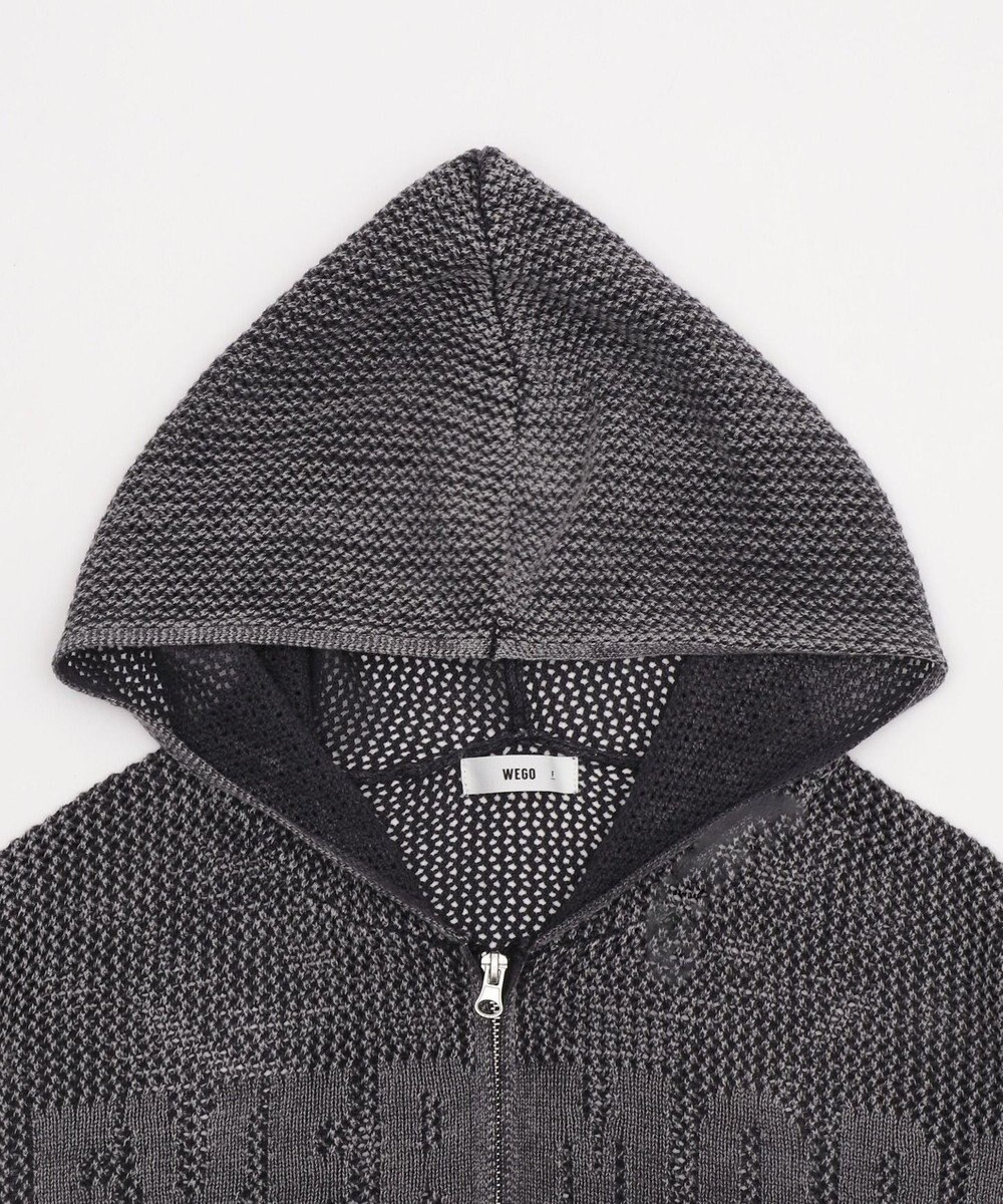 WEGO ヴィンテージウォッシュメッシュパーカー 