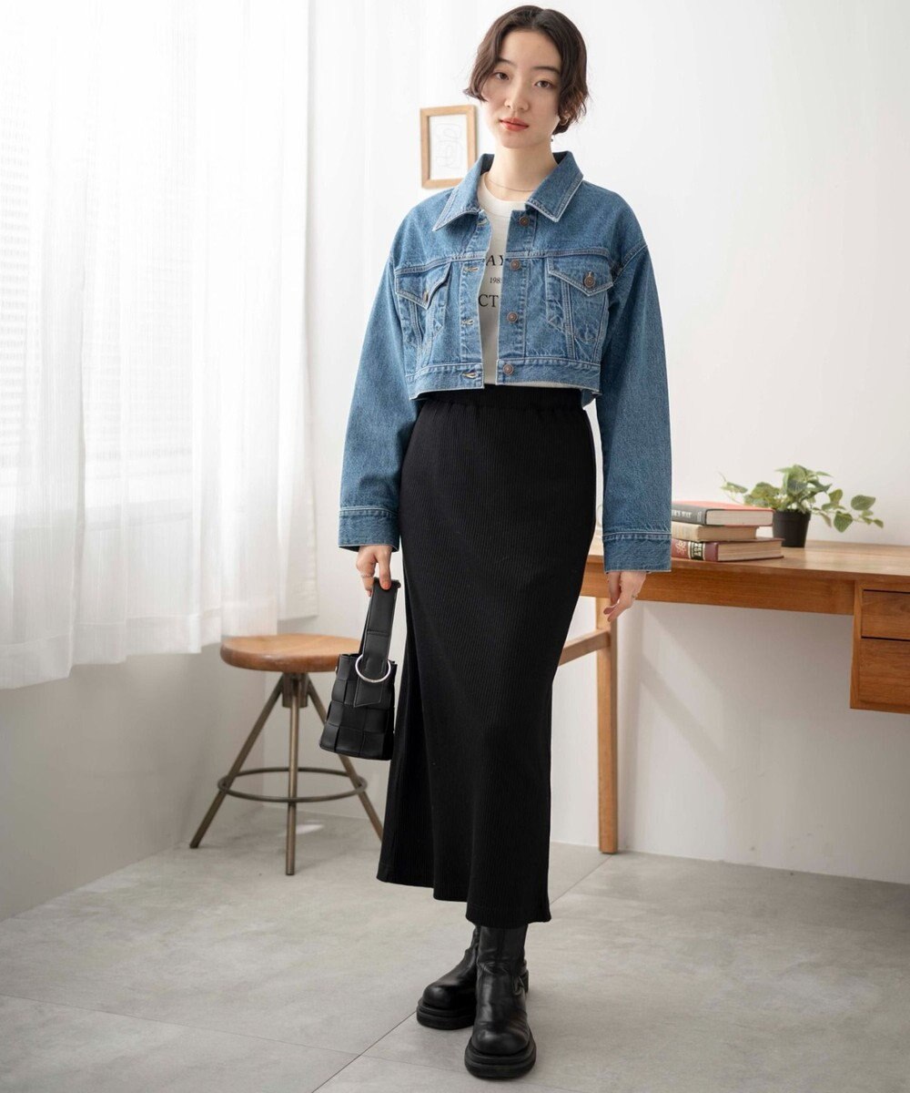 WEGO ショートデニムジャケット 