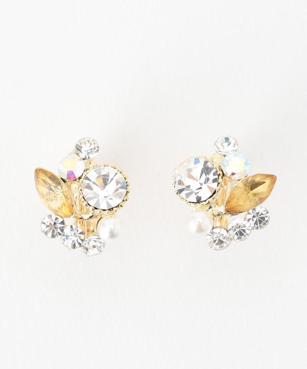 ANY SIS 【美人百花7月号掲載】ドロップストーン イヤリング 