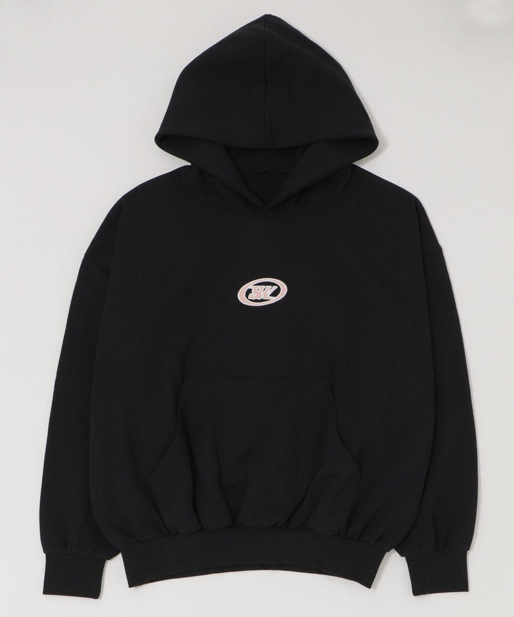 WEGO 【ユニセックス着用ITEM/裏起毛】バルーンクロップドグラフィックプルパーカー 