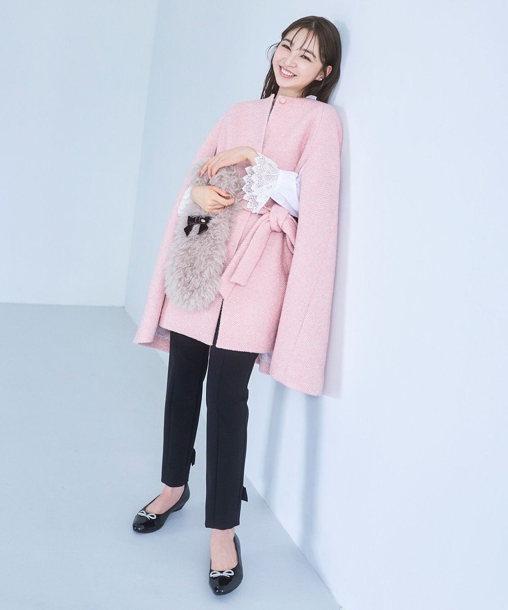 TOCCA 【消臭】SNOWBERRY POCKET TWEED ポンチョ 