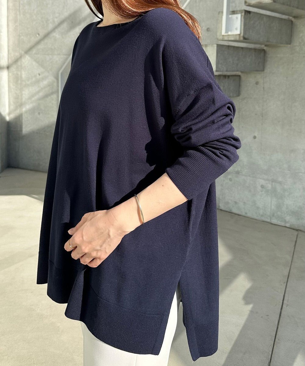 UNFILO マイビューティニット ボートネック 