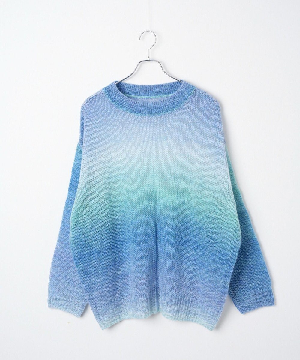 WEGO グラデーションメッシュニット 