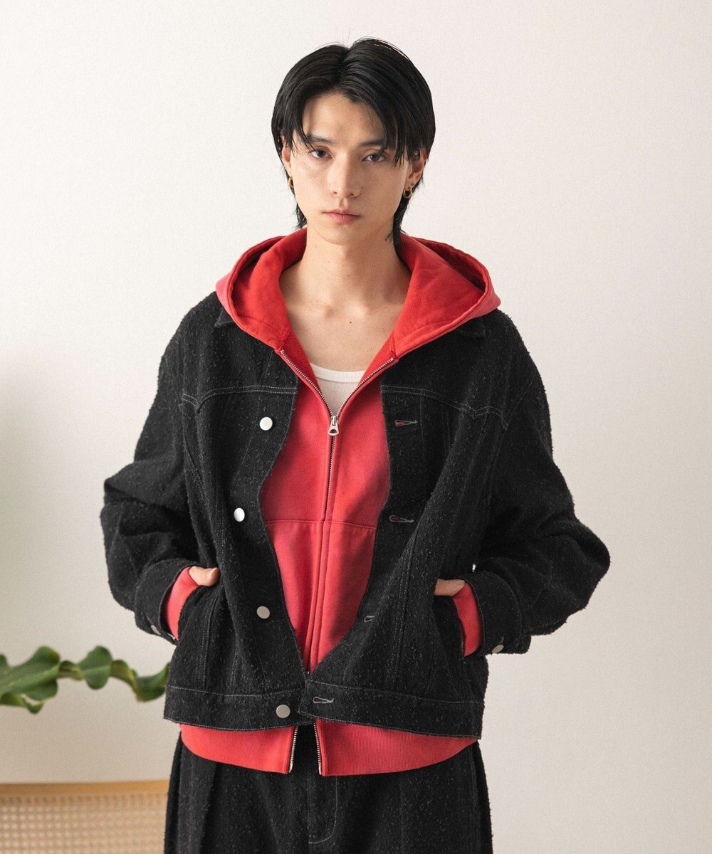 WEGO ネップデニムジャケット 