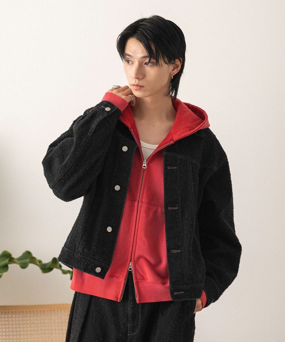 WEGO ネップデニムジャケット 