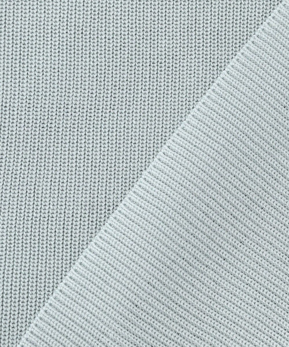 J.PRESS LADIES ORGANIC GASS COTTON クルーネック カーディガン 