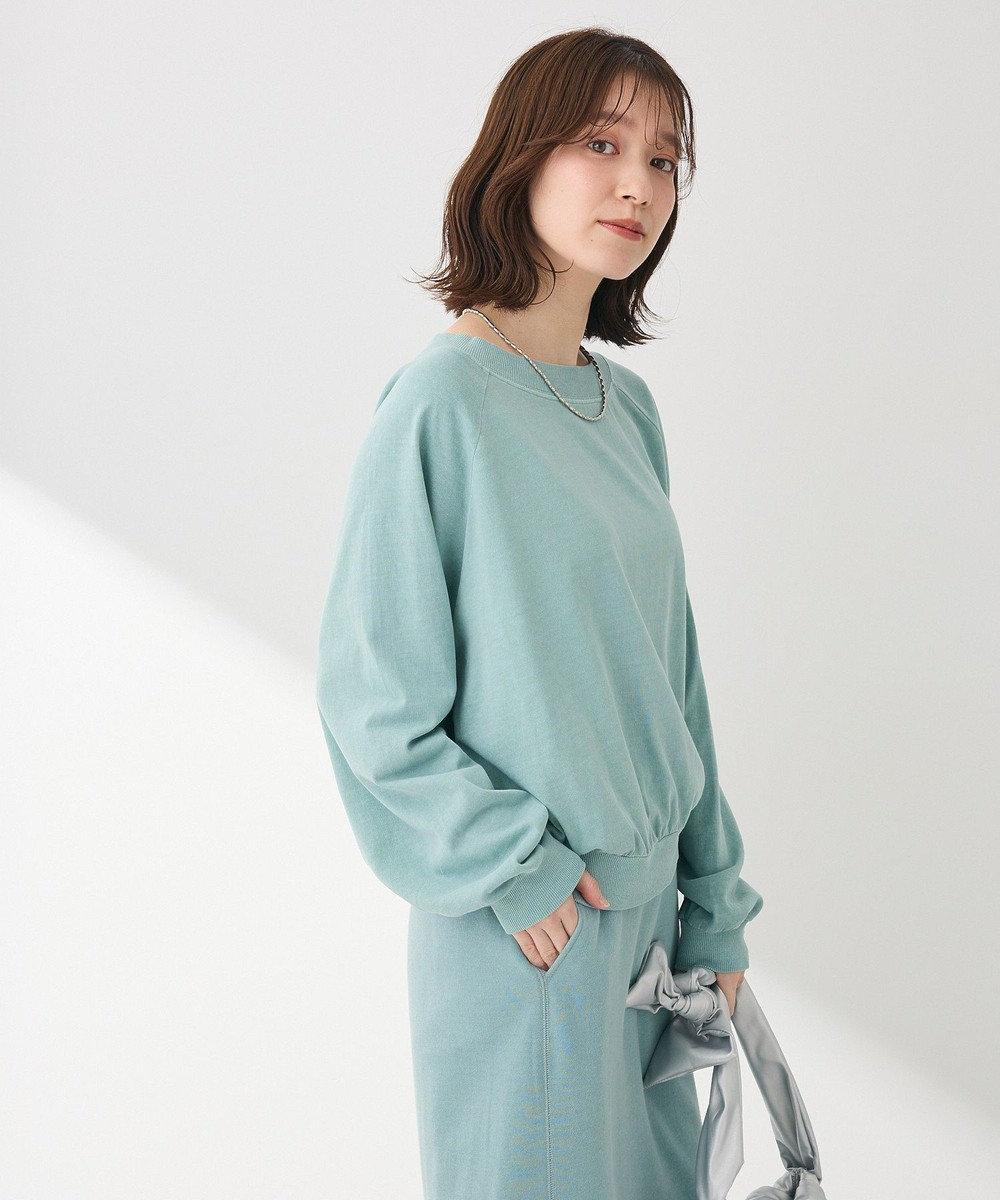 Green Parks ピグメントボートネックプルオーバー 