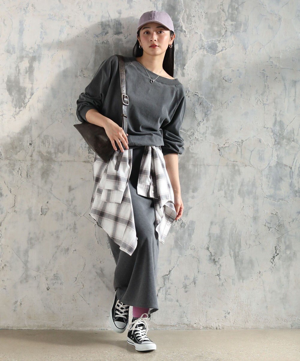 Green Parks ピグメントボートネックプルオーバー 