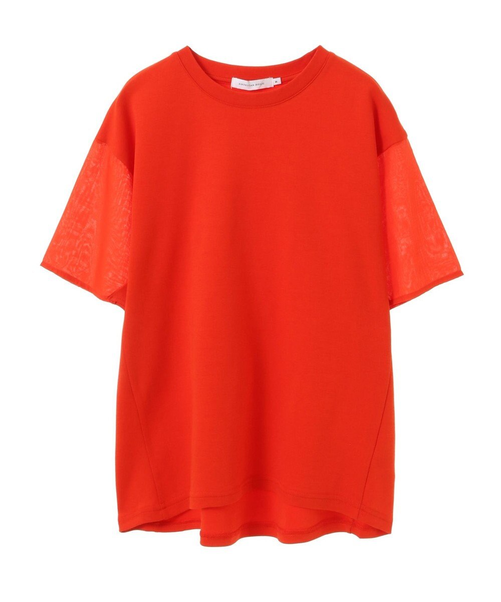 AMERICAN HOLIC 異素材ショルダー切替カットプルオーバー 