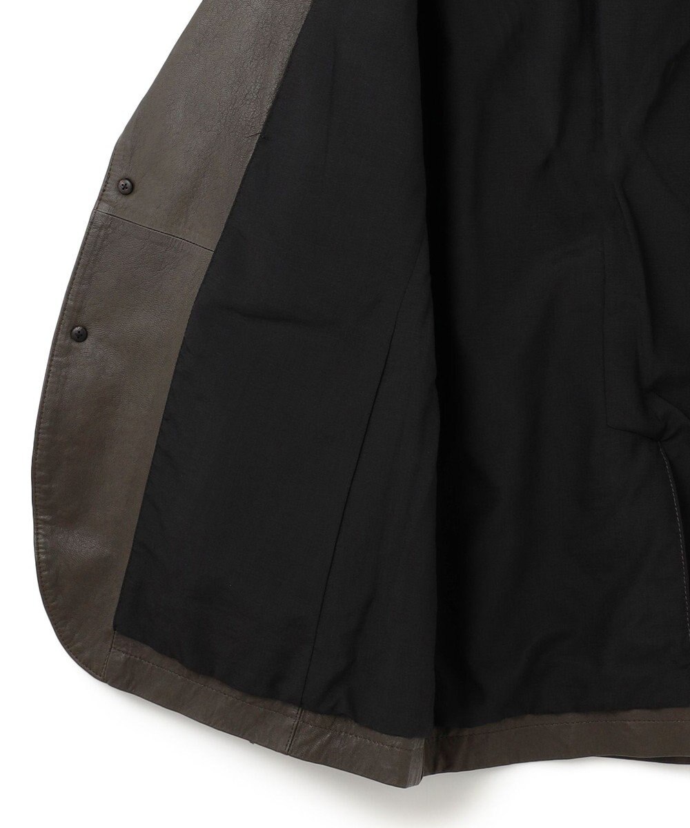 JOSEPH HOMME 新素材【シャツ感覚で羽織れる軽さ】シュリンクエアレザー　ジャケット 