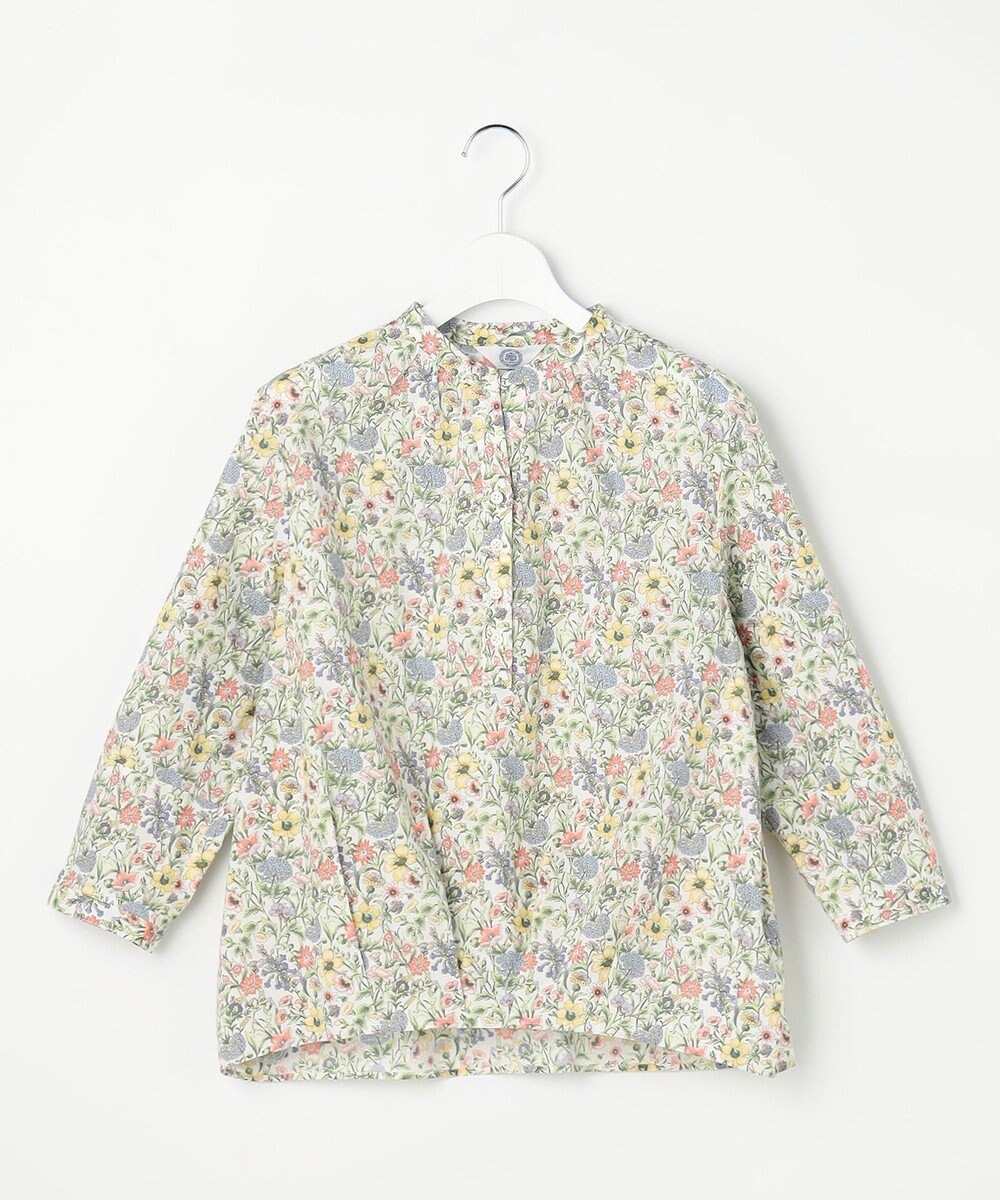 J.PRESS LADIES S Liberty Rachel & Michelle バンドカラー ブラウス 