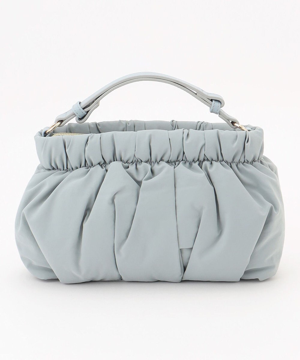 組曲 【弱撥水・軽量】2WAYギャザーハンド バッグ 