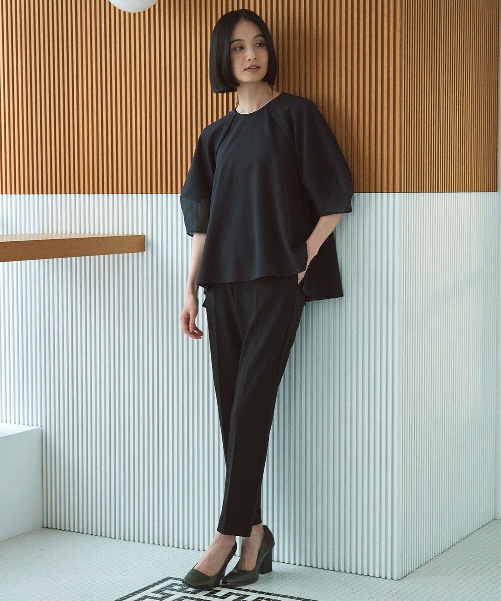 UNFILO BEAUTY MOVE シアースリーブブラウス 