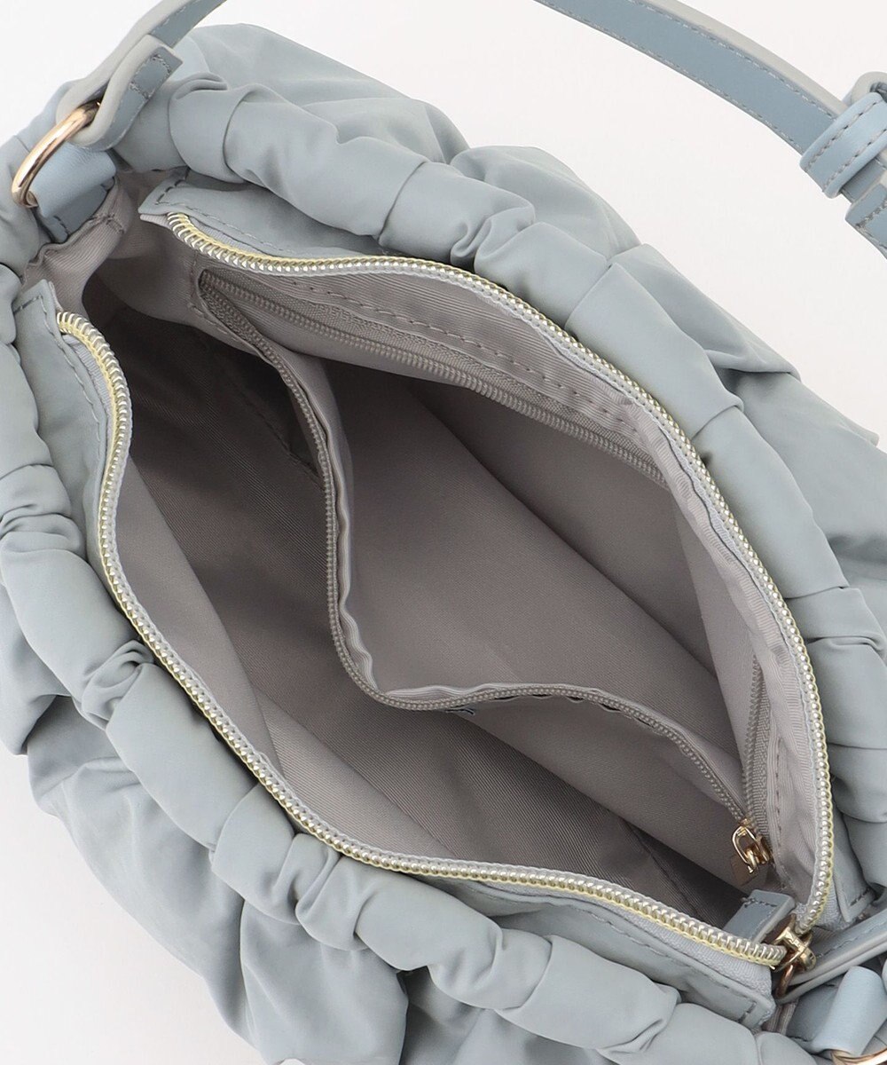 組曲 【弱撥水・軽量】2WAYギャザーハンド バッグ 