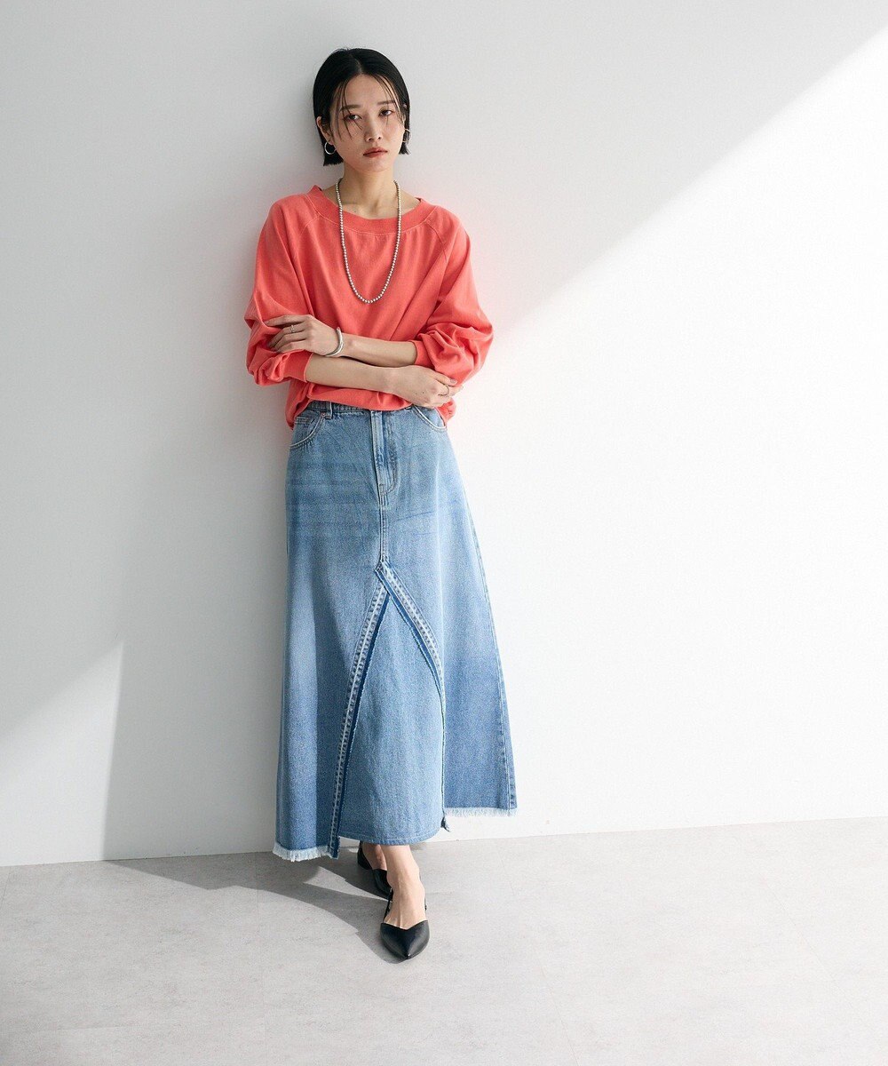 Green Parks ピグメントボートネックプルオーバー 