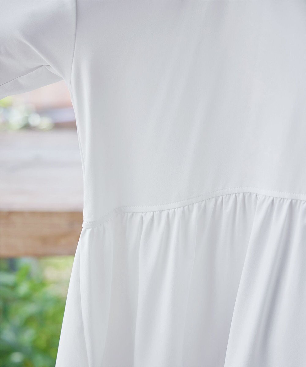 Tiaclasse 【洗える】ギャザーポンチョカットソープルオーバー 