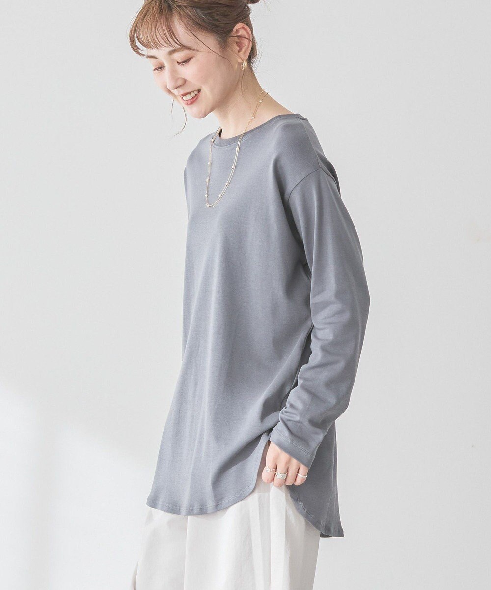 AMERICAN HOLIC クルーネックロングカットプルオーバー 