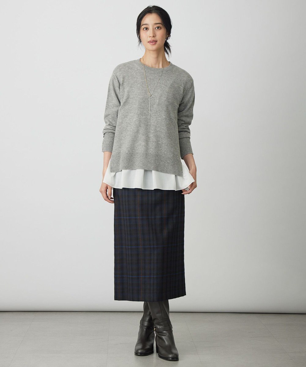 J.PRESS LADIES CASHMERE BLEND クルーネック ニット 