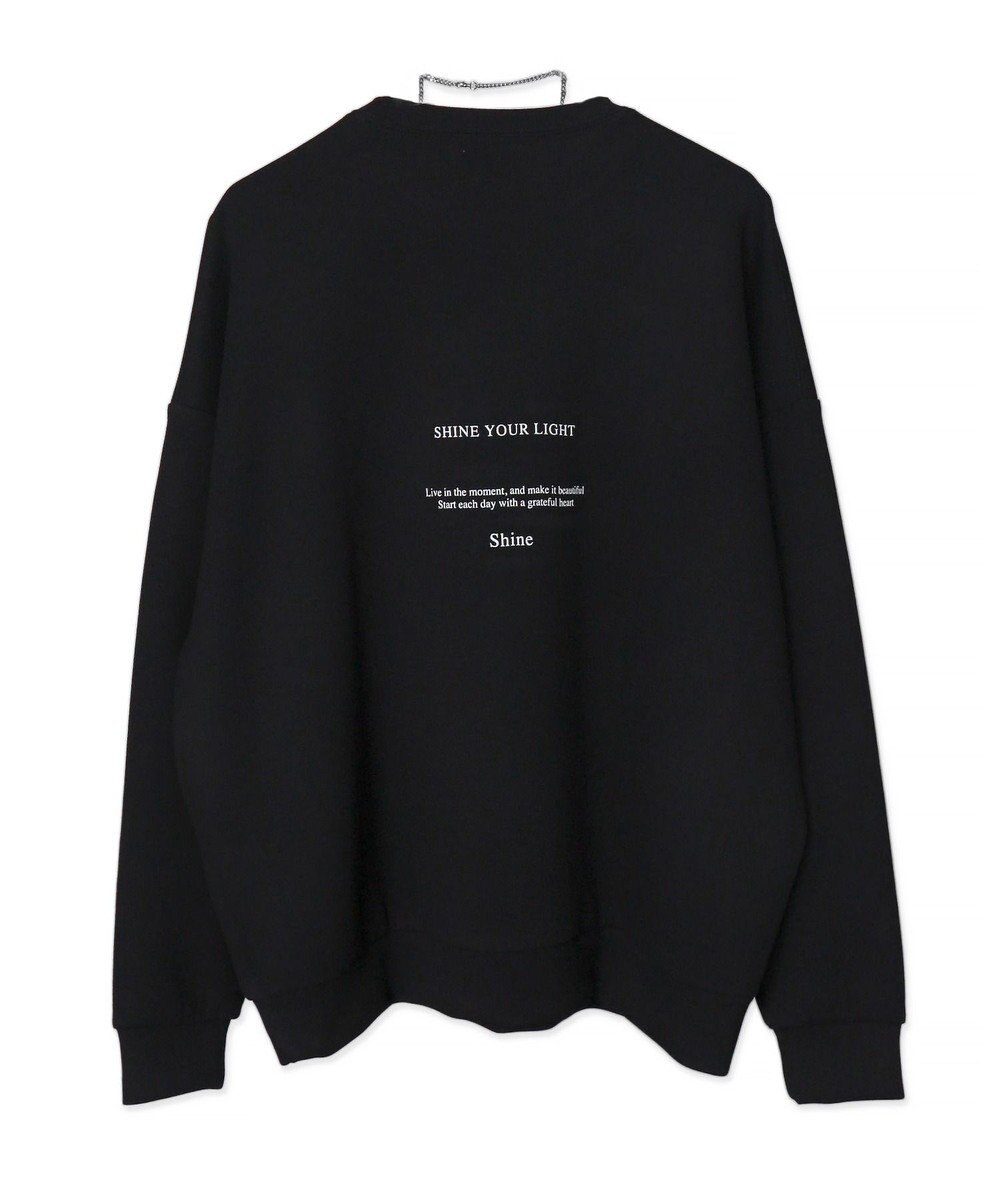 WEGO 【２点セット】アクセ付きフォトグラフィックプルオーバー 